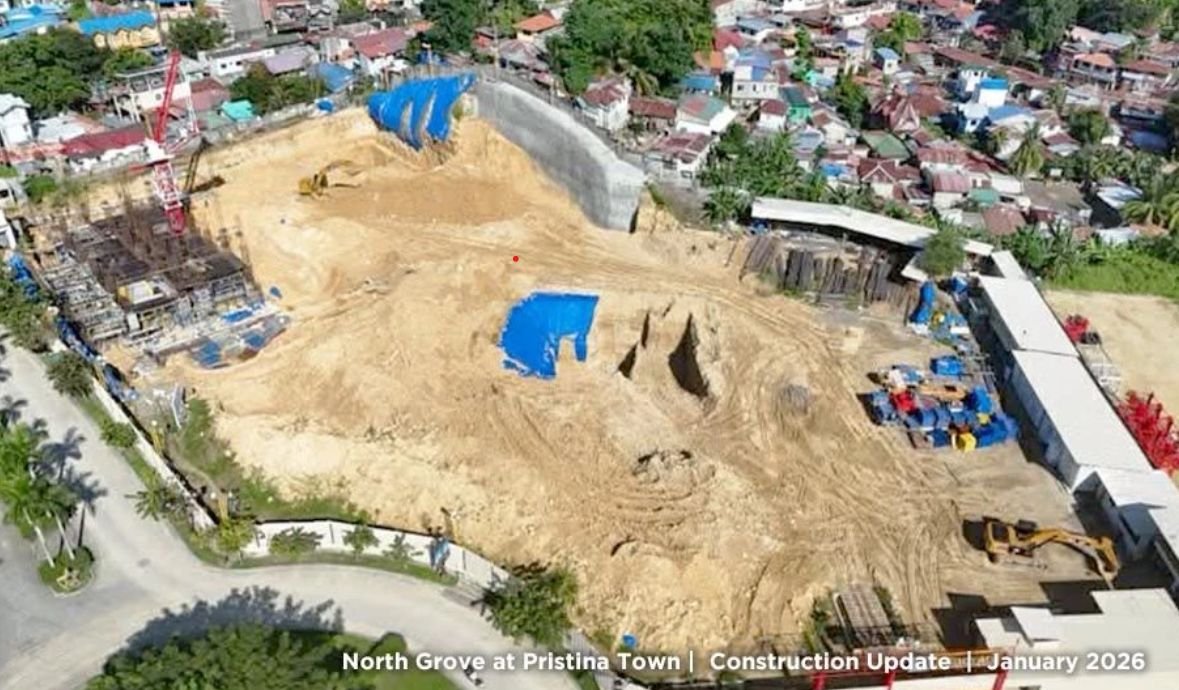 Site excavation and retaining works, January 2026
