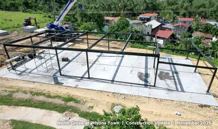 Slab and framing works, November 2025