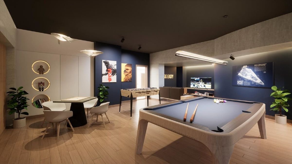 Lumina Tower — Game room