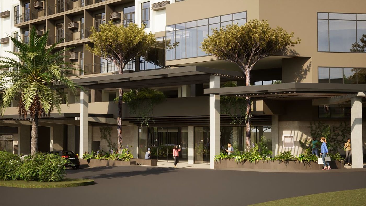 Lumina Tower lobby entrance